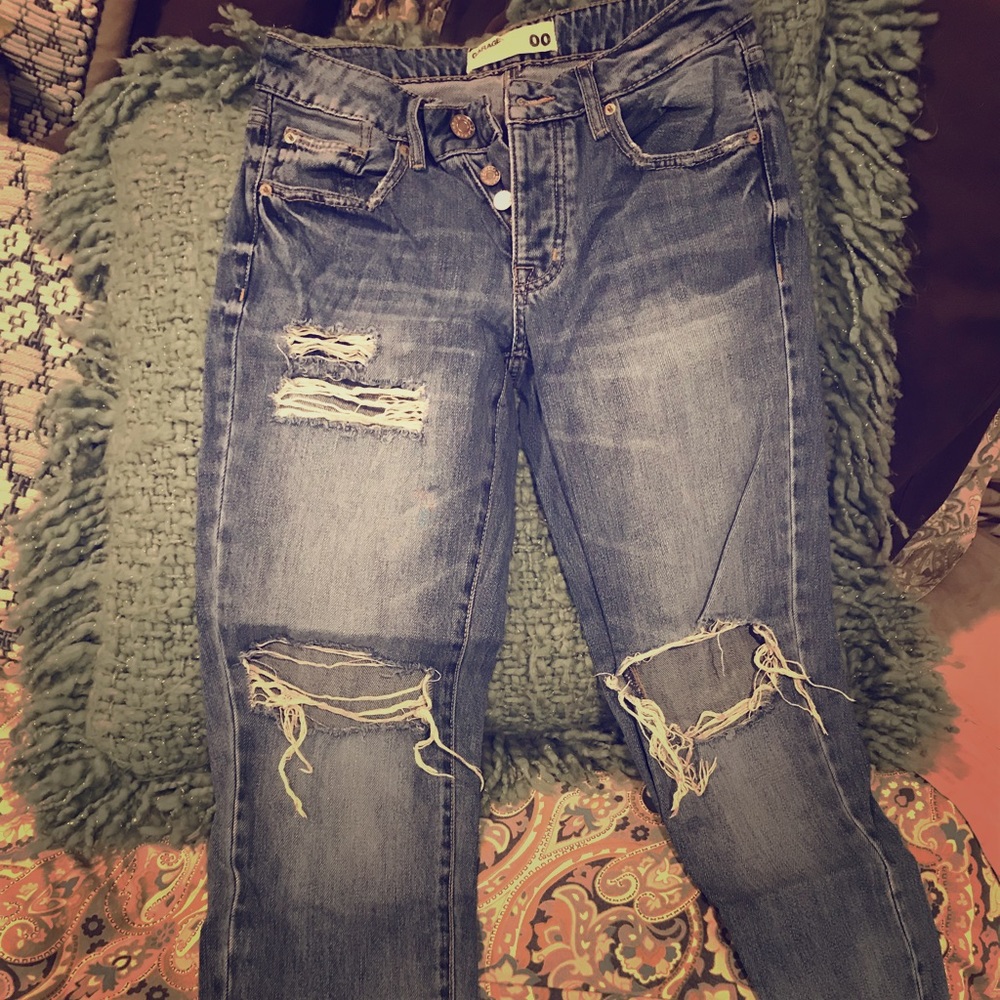 *PRICEDROP* Garage boyfriend jeans size 00